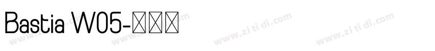 Bastia W05字体转换